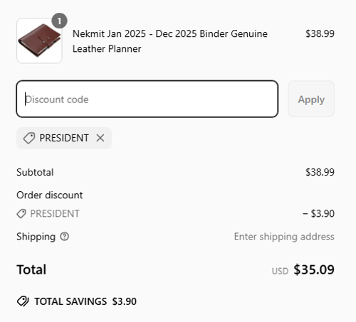 proof of working Nekmit coupon codes PRESIDENT