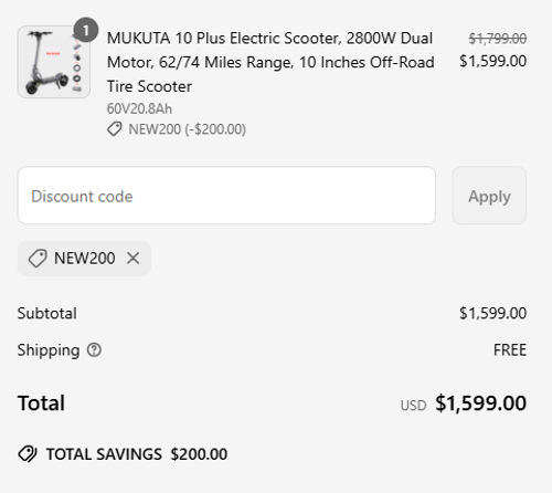 proof of working Mukuta discount codes NEW200