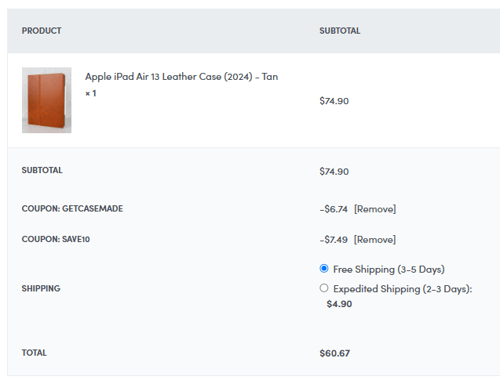 proof of working Casemade coupon codes SAVE10