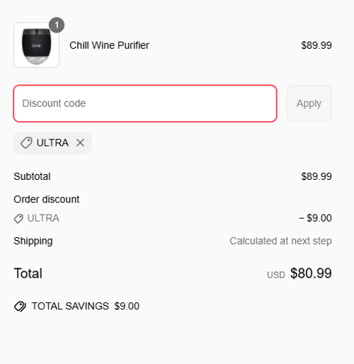 proof of working &Uuml;llo Wine Purifier coupon codes ULTRA