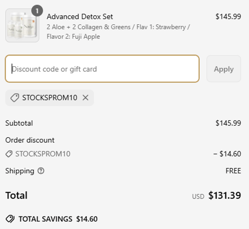 proof of working Sana Life discount codes STOCKSPROM10