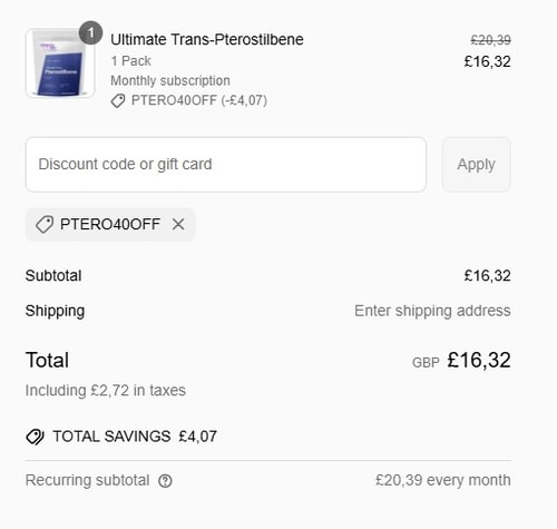 proof of working Longevity Box discount codes PTERO40OFF