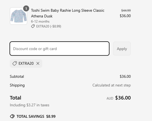 proof of working Baby Village discount codes EXTRA20