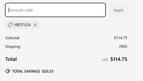 proof of working Quicksilver Scientific coupon codes HBOTUSA