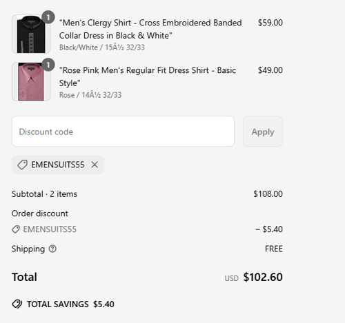 proof of working Emensuits coupon codes EMENSU✱✱✱✱✱