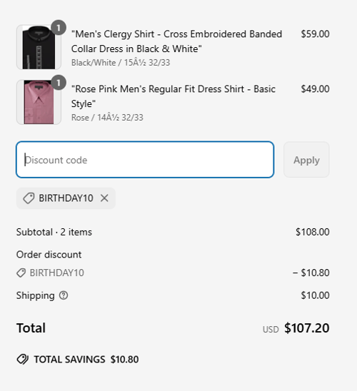 proof of working Emensuits coupon codes BIRTHDAY10