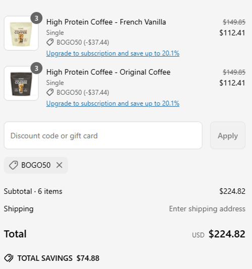 proof of working INVIGOR8 promo codes BOGO50