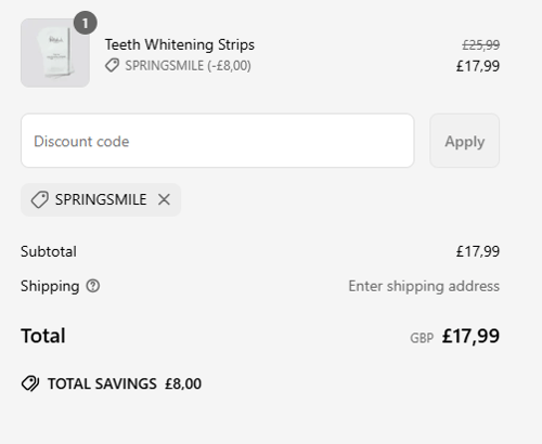 proof of working Polished London coupon codes SPRINGSMILE