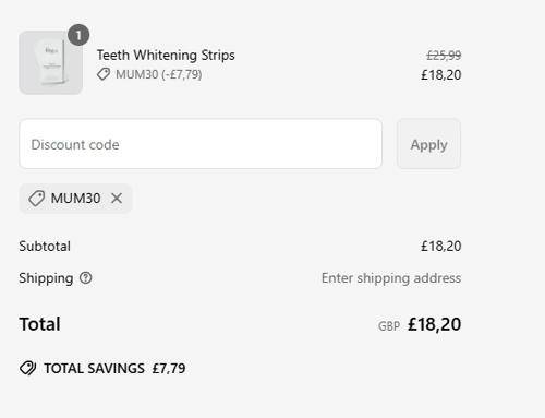 proof of working Polished London coupon codes MUM30
