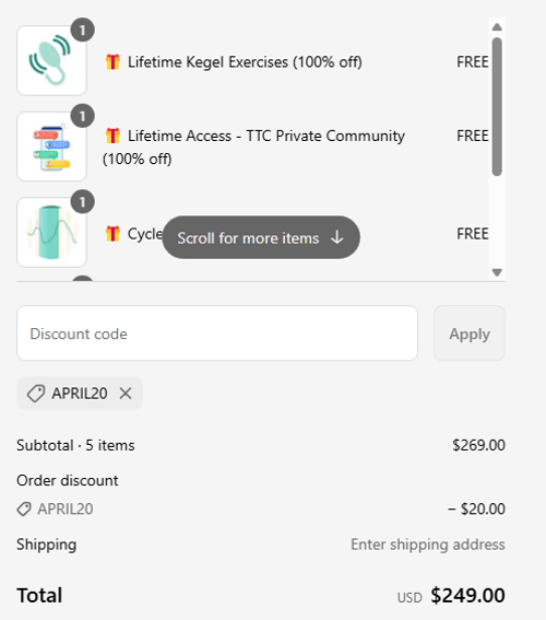 proof of working kegg Fertility coupon codes APRIL20