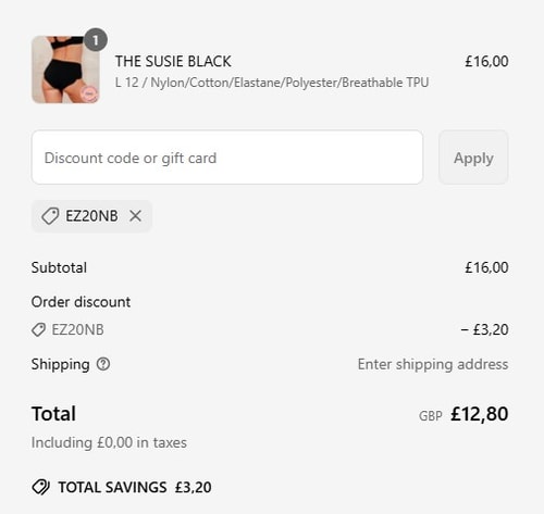 proof of working NIXI Body discount codes EZ20NB
