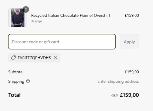 proof of working Neem London discount codes TARIFF7QPHVDHS