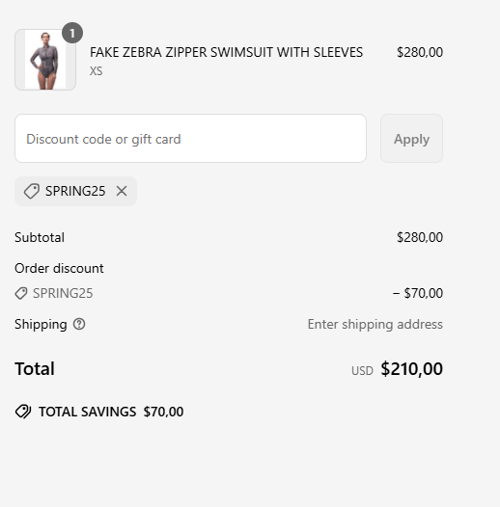 proof of working Smart SwimSuits promo codes SPRING25