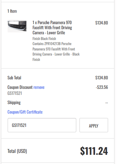 proof of working Zunsport discount codes GS171521