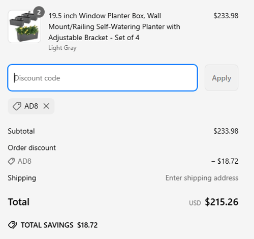 proof of working Aoodor coupon codes AD8