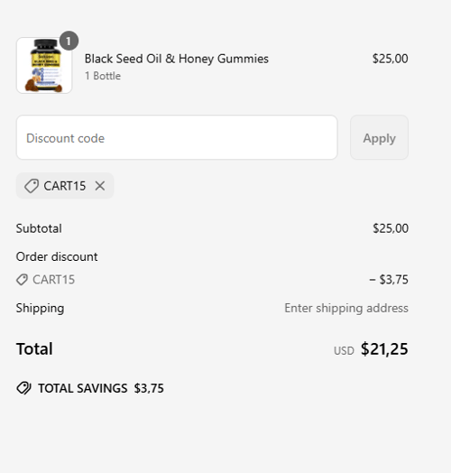 proof of working Sakoon Nutrition discount codes CART15