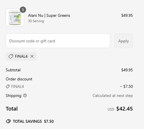 proof of working Nutrastop discount codes Final4