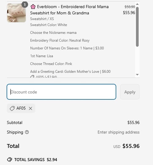 proof of working Canvasgiftco discount codes AF05