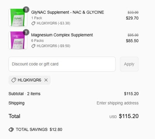 proof of working Longevity Box discount codes HLQKWQR6