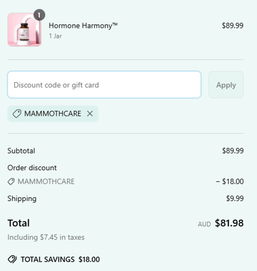 proof of working Happy Mammoth discount codes MAMMOTHCARE