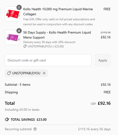 proof of working Kollo Health discount codes UNSTOPP✱✱✱✱✱✱✱