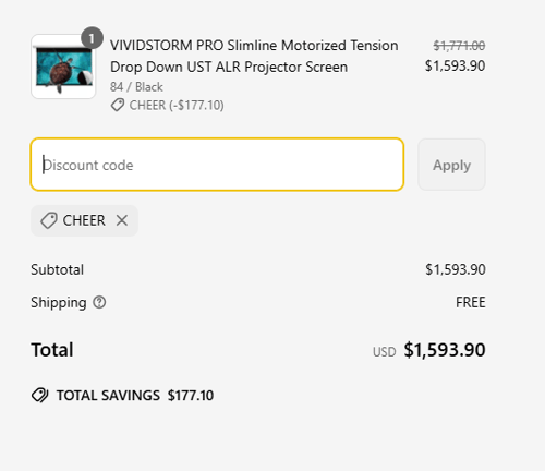 proof of working Nothing Projector discount codes CHEER