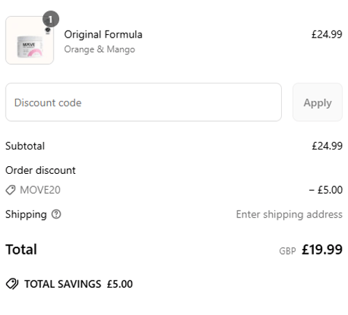 proof of working Move Pre-Workout discount codes MOV✱✱✱