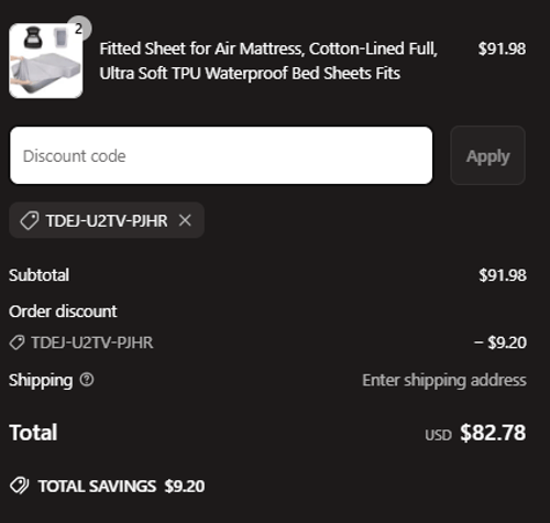 proof of working GOTIDY discount codes TDEJ-U2TV-PJHR