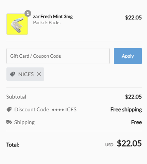 proof of working NicPouchStrip coupon codes NIC✱✱