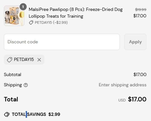 proof of working GoNorth Shop coupon codes PETDAY15