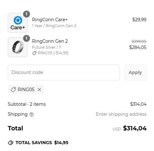 proof of working RingConn discount codes RIN✱✱✱