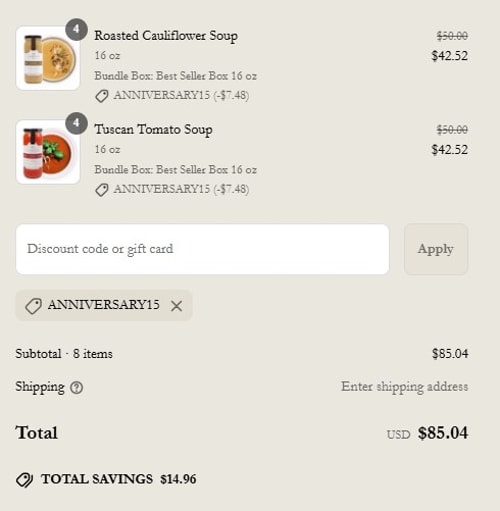 proof of working 18 Chestnuts coupon codes ANNIVERSARY15