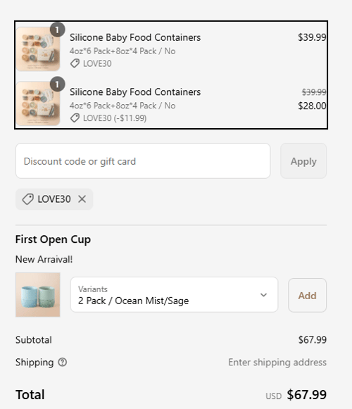 proof of working Moonkie discount codes LOVE30