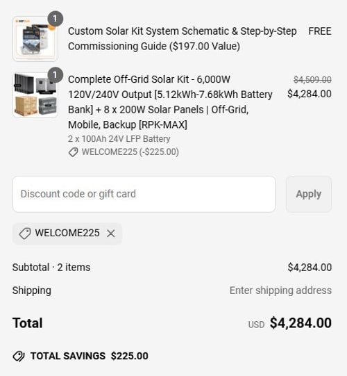 proof of working ShopSolar discount codes WELCO✱✱✱✱✱
