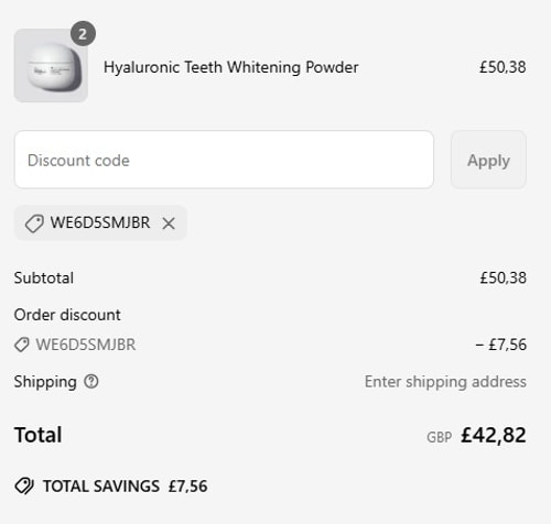 proof of working Polished London coupon codes WE6D5SMJBR