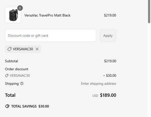 proof of working Eulique discount codes VERSAVAC30