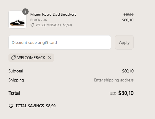 proof of working Chelsea Crew discount codes WELCOMEBACK