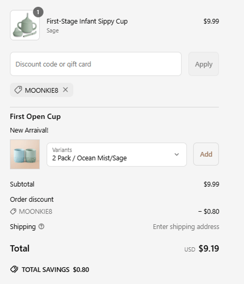 proof of working Moonkie discount codes MOONKIE8
