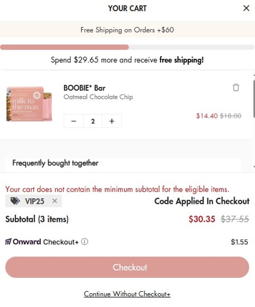 proof of working Boobie Superfoods discount codes VIP25