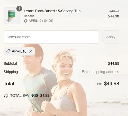 proof of working Lean1 discount codes APRIL10