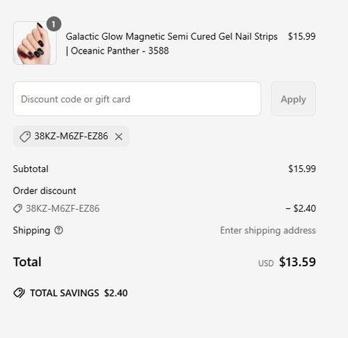 proof of working Danni & Toni coupon codes 38KZ-M6ZF-EZ86