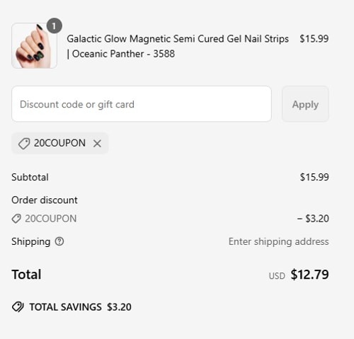 proof of working Danni & Toni coupon codes 20COUPON