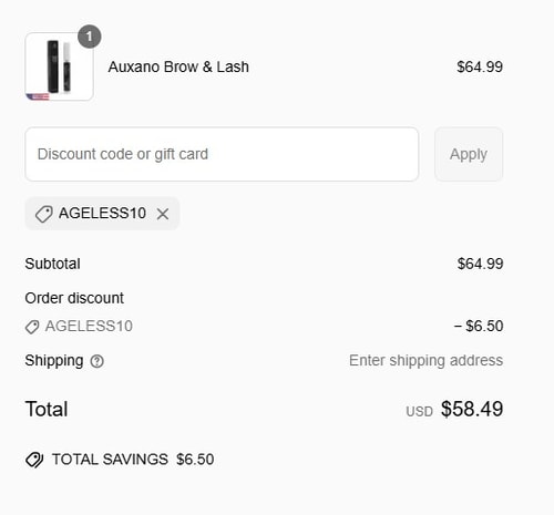 proof of working Aseir Custom discount codes AGELESS10