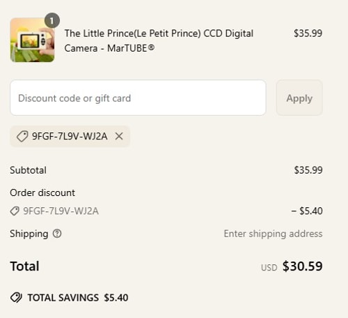 proof of working MarTUBE discount codes CDGX-I1L7-UYUP
