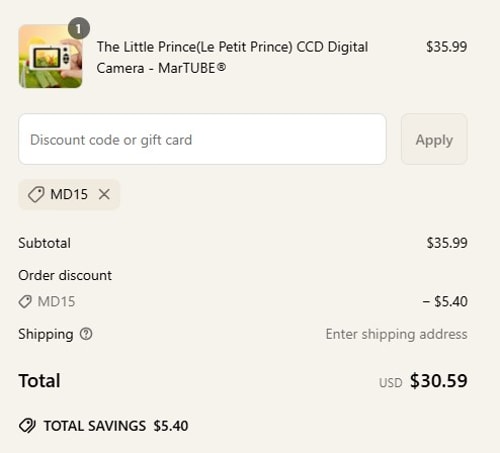 proof of working MarTUBE discount codes MD15