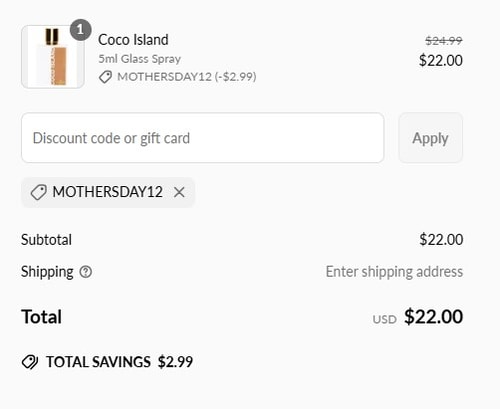 proof of working Scent Split discount codes MOTHERSDAY12