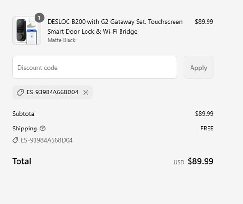 proof of working DESLOC coupon codes ES-93984A668D04