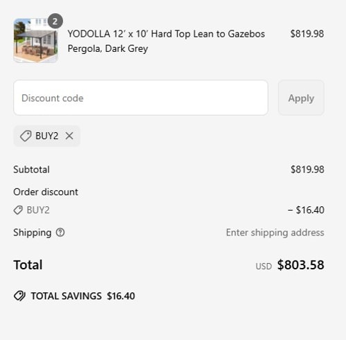 proof of working YODOLLA coupon codes BUY2