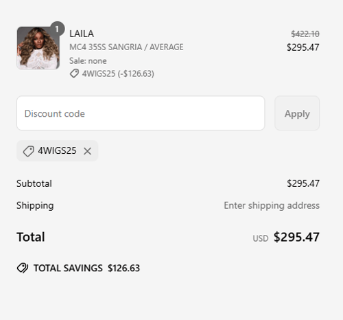 proof of working Kim Kimble Hair coupon codes 4WIGS25