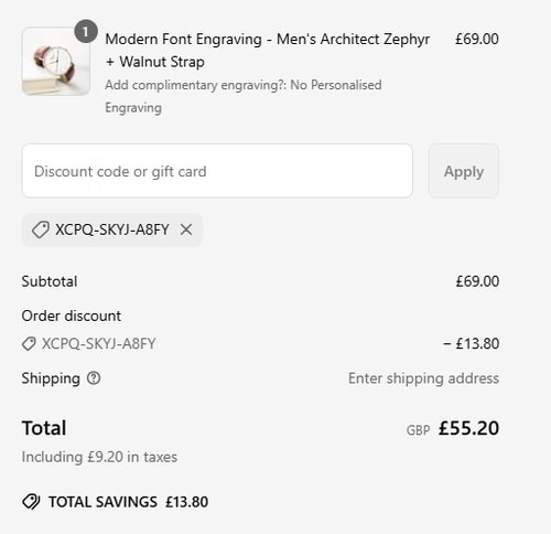 proof of working Architect Watches discount codes XCPQ-SKYJ-A8FY